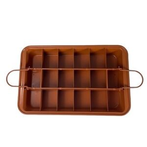 Non  Stick Divided Brownie Baking Pan
